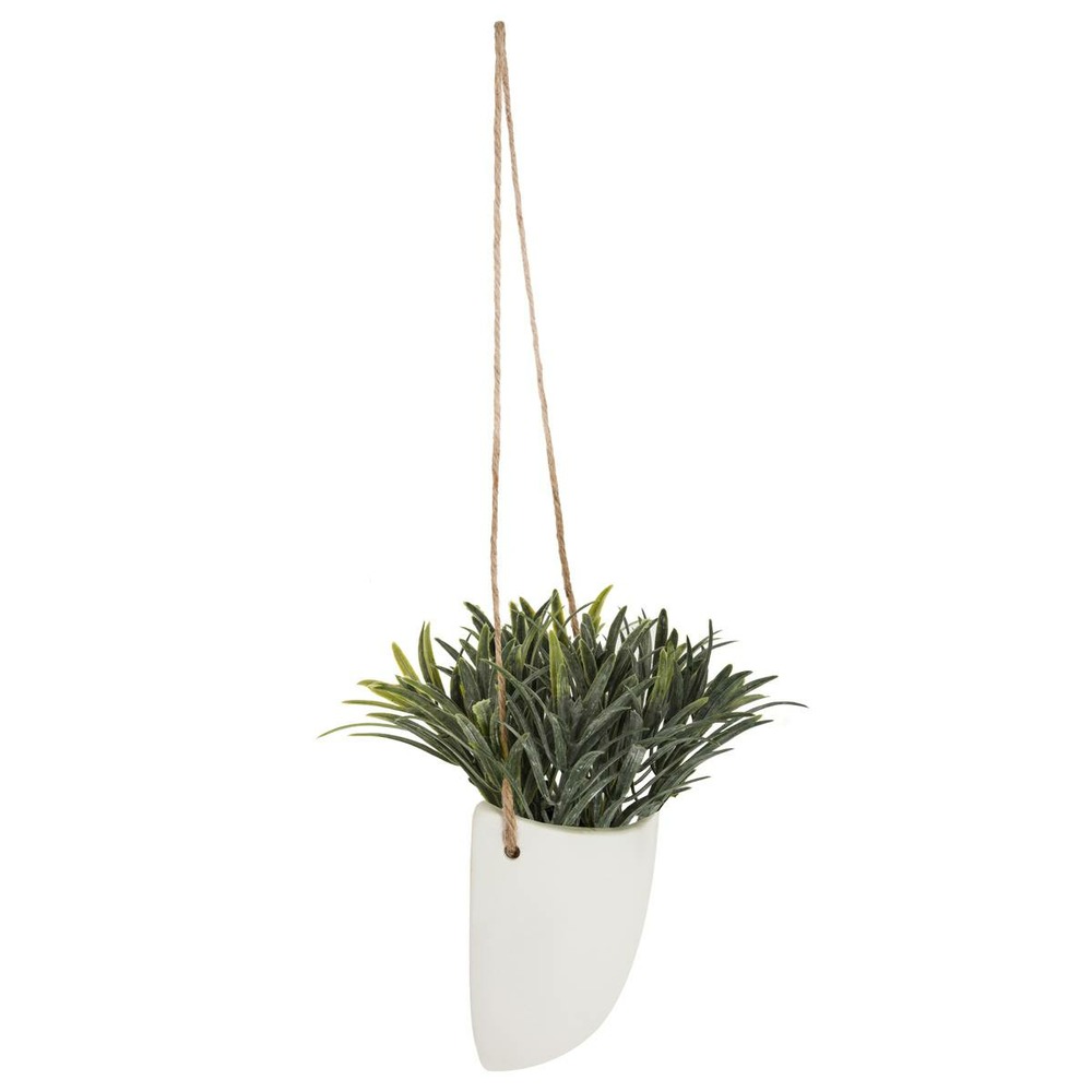 Plante artificielle à suspendre pot en céramique h 20 cm
