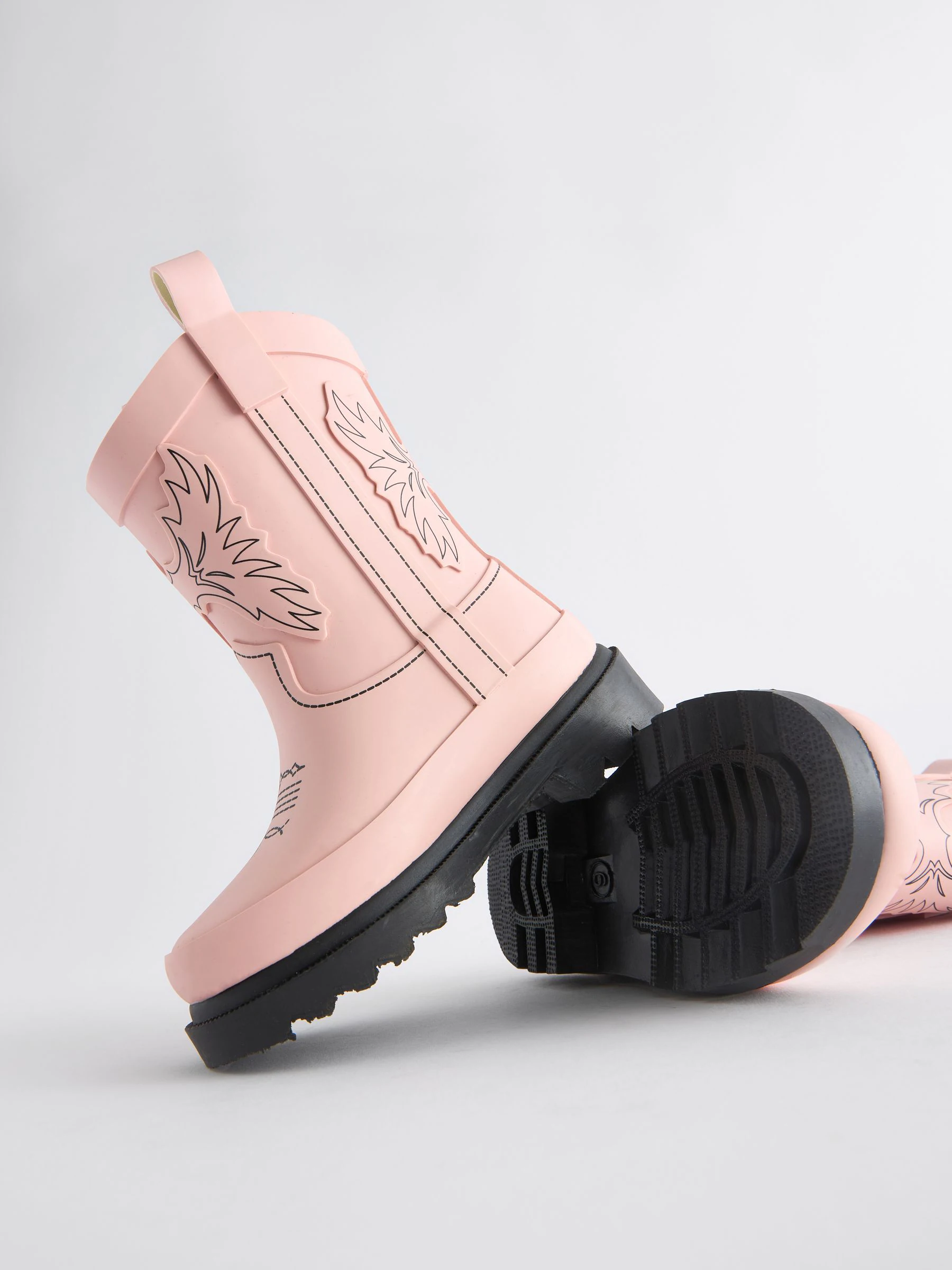 Roze - Western regenlaarzen