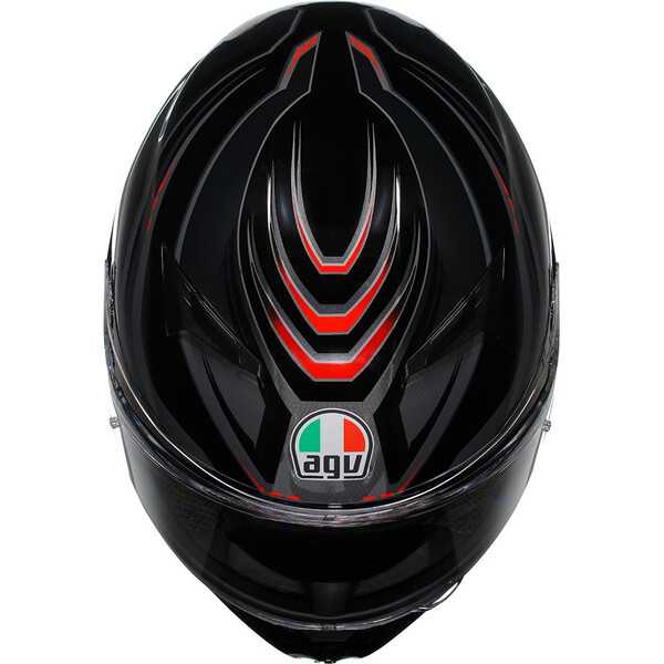 AGV - Casque K3 Syth Noir / Rouge