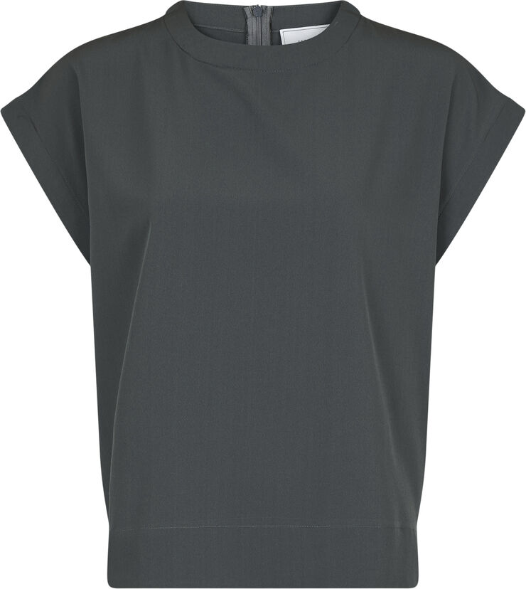 Neo Noir Diandra Top Dark green
