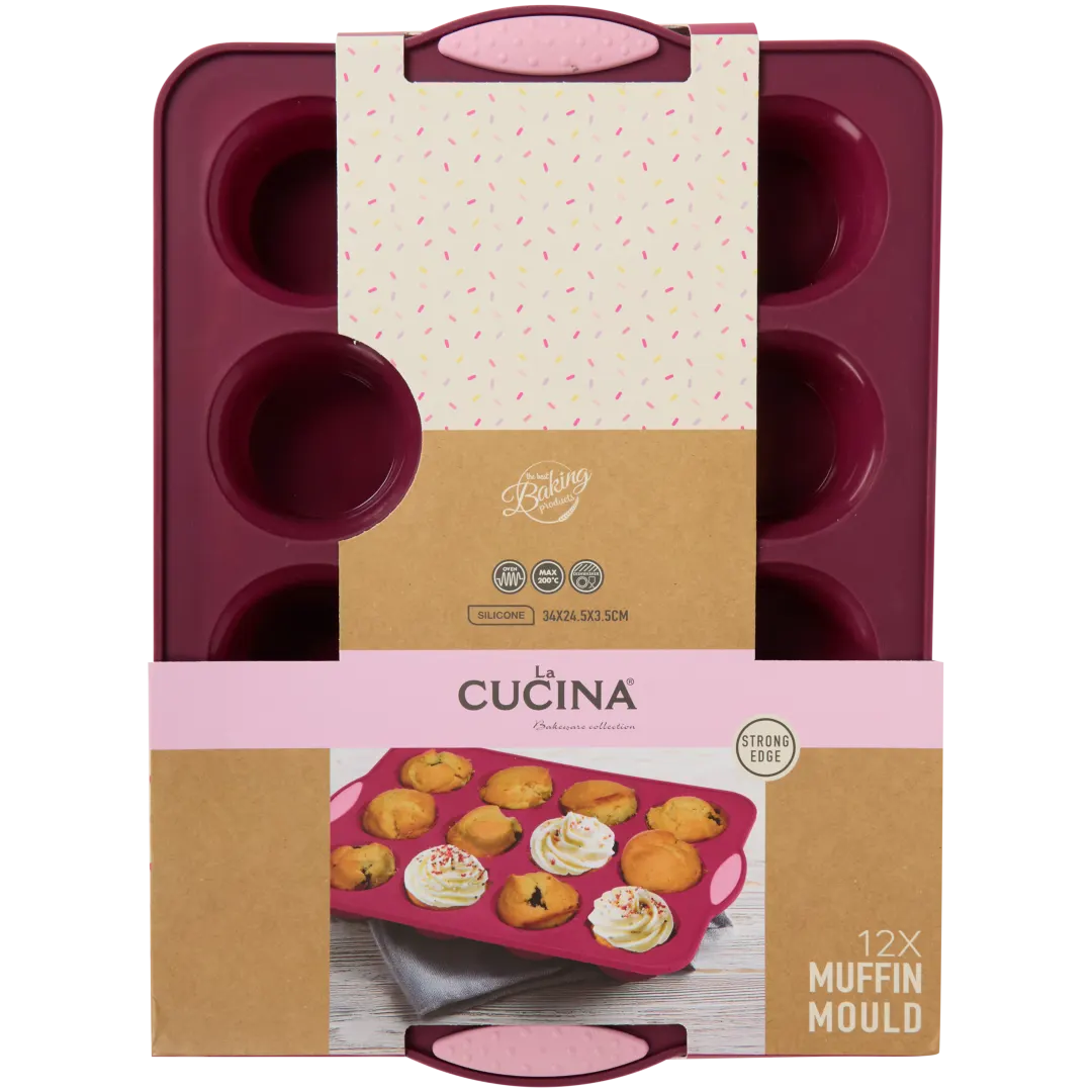 Moule à muffins en silicone