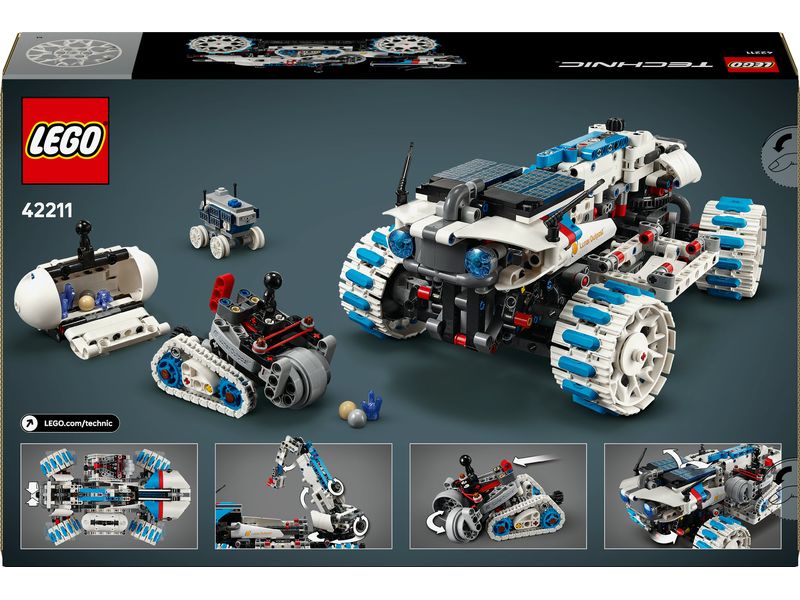 LEGO® Technic Lunar Outpost Mondrover-Raumfahrzeug 42211 Lehrreiches Set für Weltraumfans