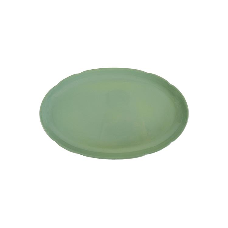 Heritage Schaal ovaal 26x16cm - Coal Black Heritage Schaal ovaal 26x16cm - Jade Green