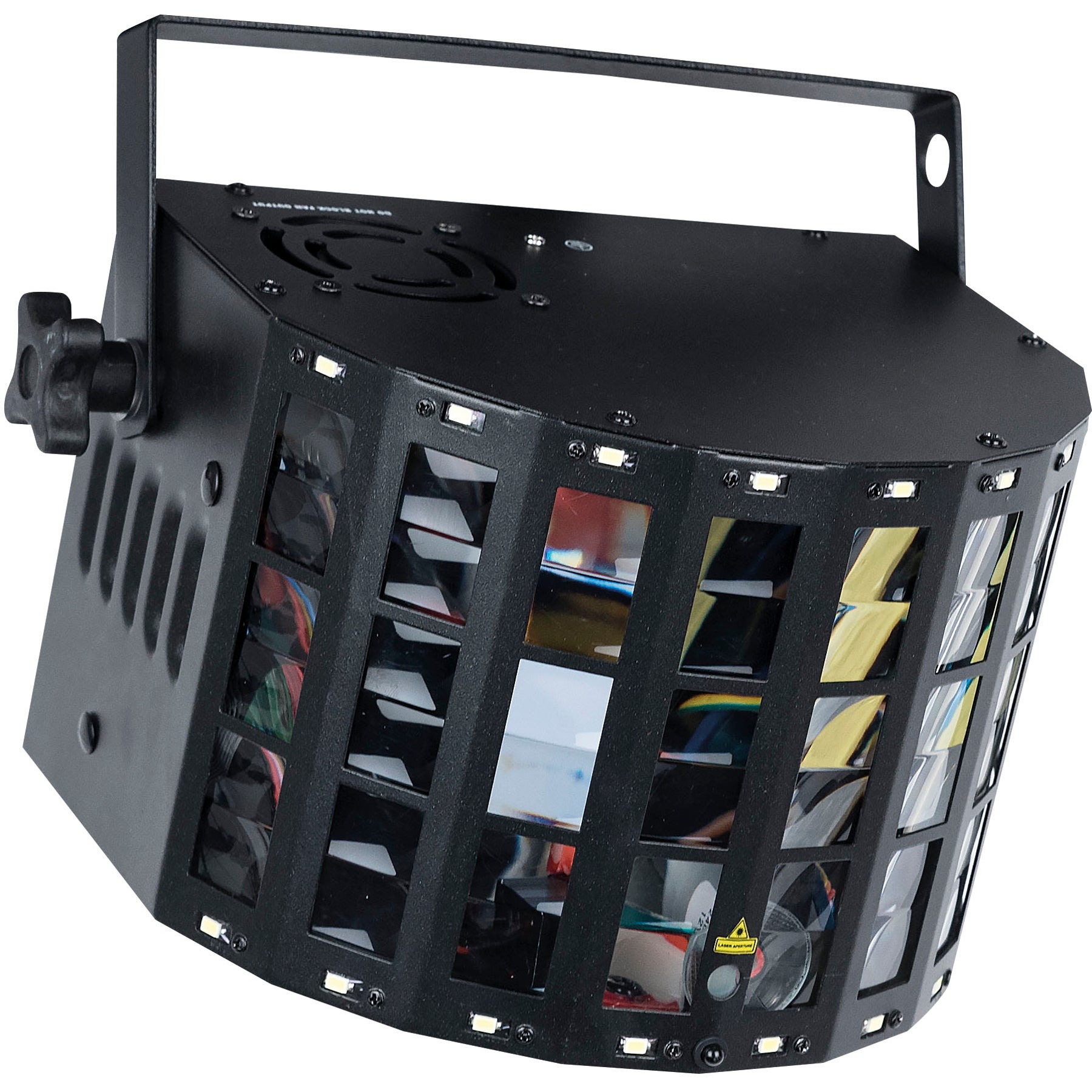 Showtec Energetic LED derby patroonlaser en SMD strobe