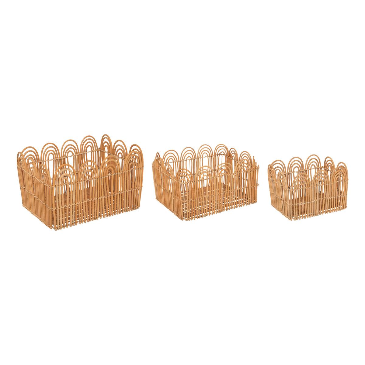 CAISSE CAGETTE LOUR NATUREL D.31X24X19 CM