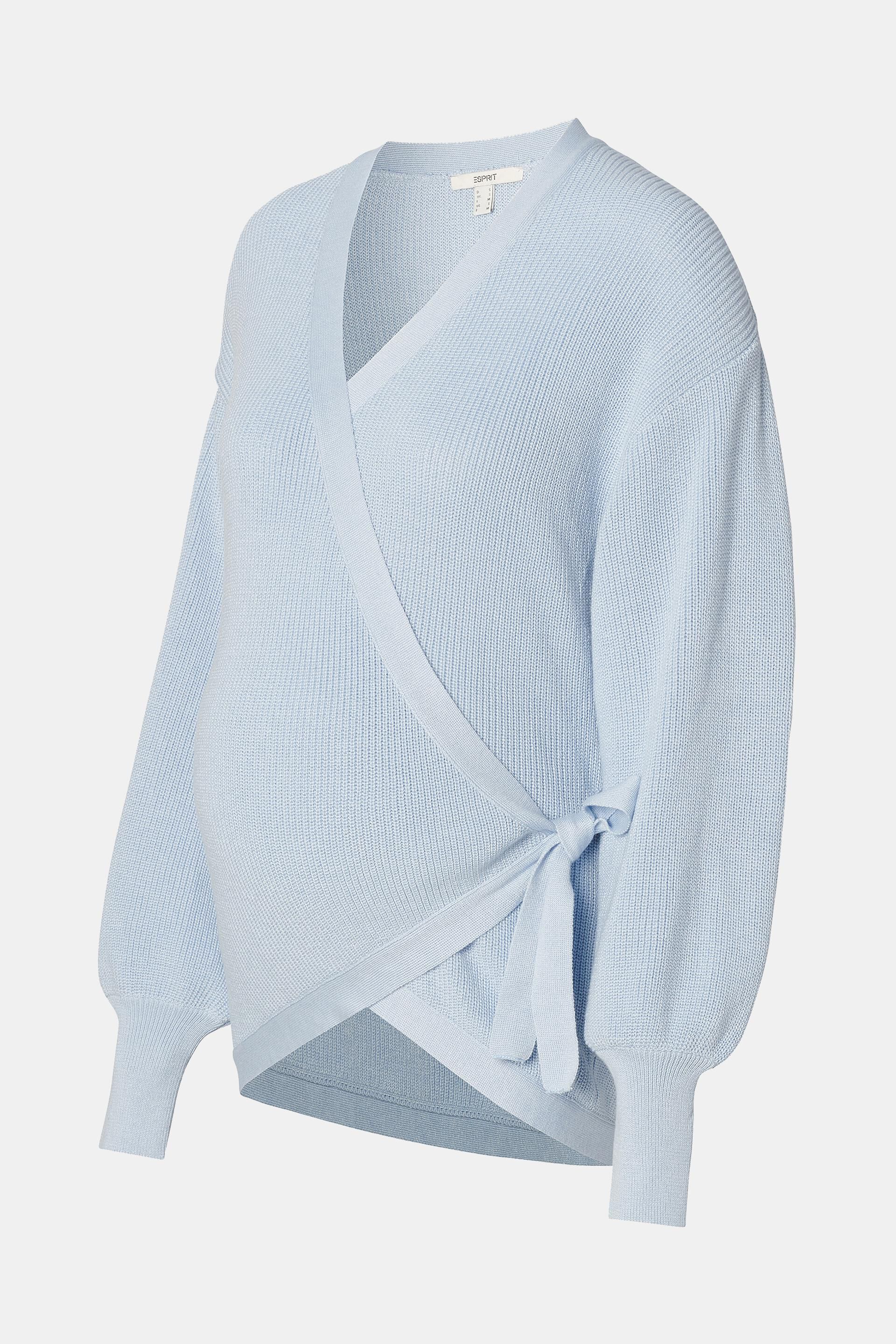 Cardigan à effet cache-cœur en maille