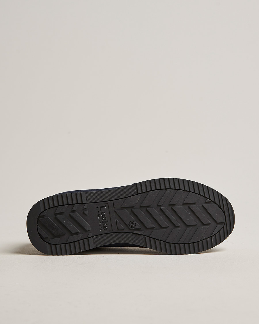 Loake 1880 Bannister Running Sneaker Navy Suede