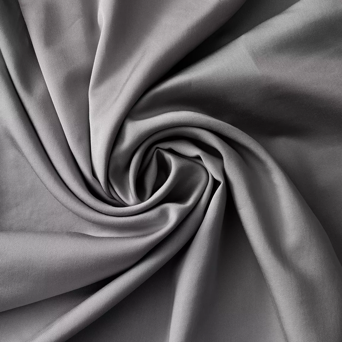 Drap housse satin de bambou (160 x 200 cm) Salomé Gris granit