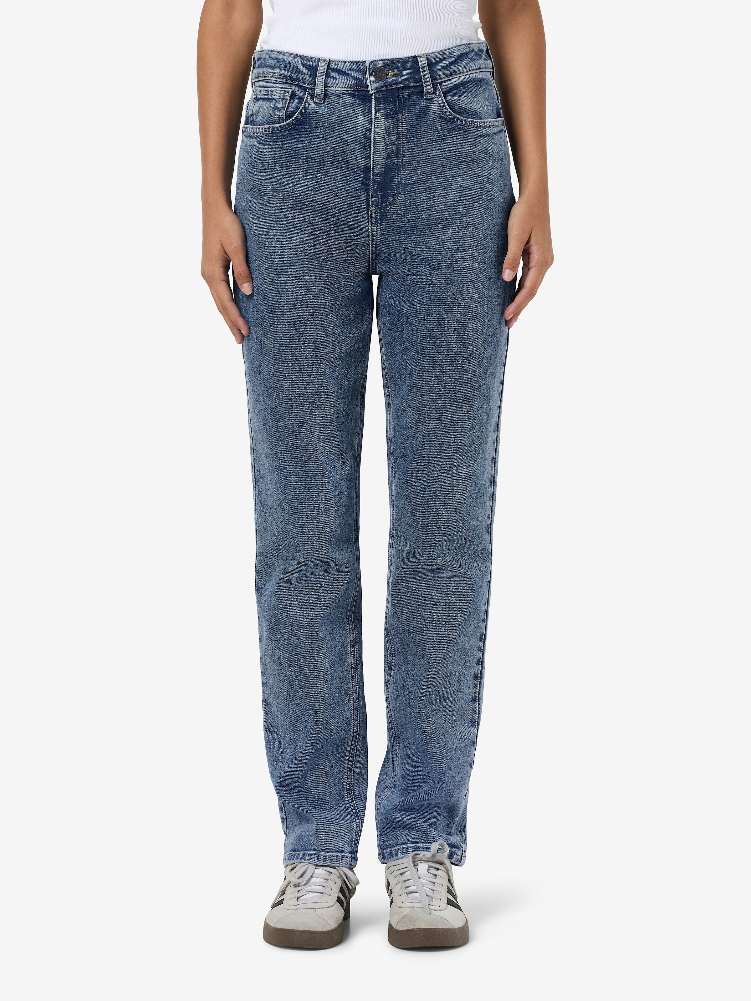 Noisy may High-waist-Jeans »NMDAISY HW MOM FIT JEAN AZ394MB FWD NOOS«