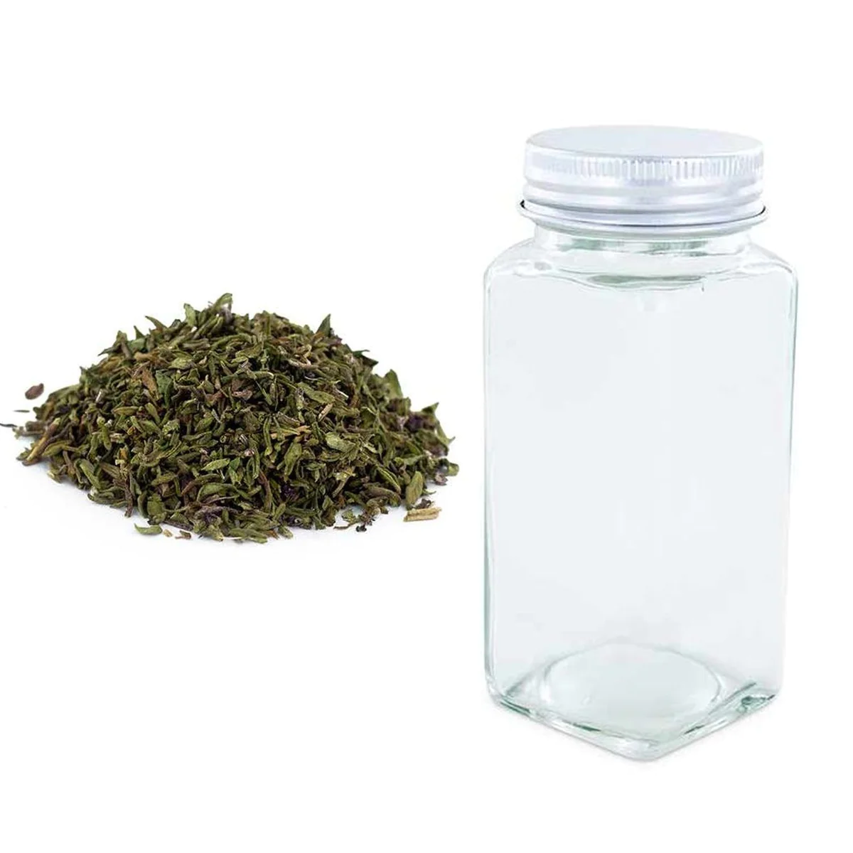 Flacon à épices poudreur + thym bio 20 g Aromandise