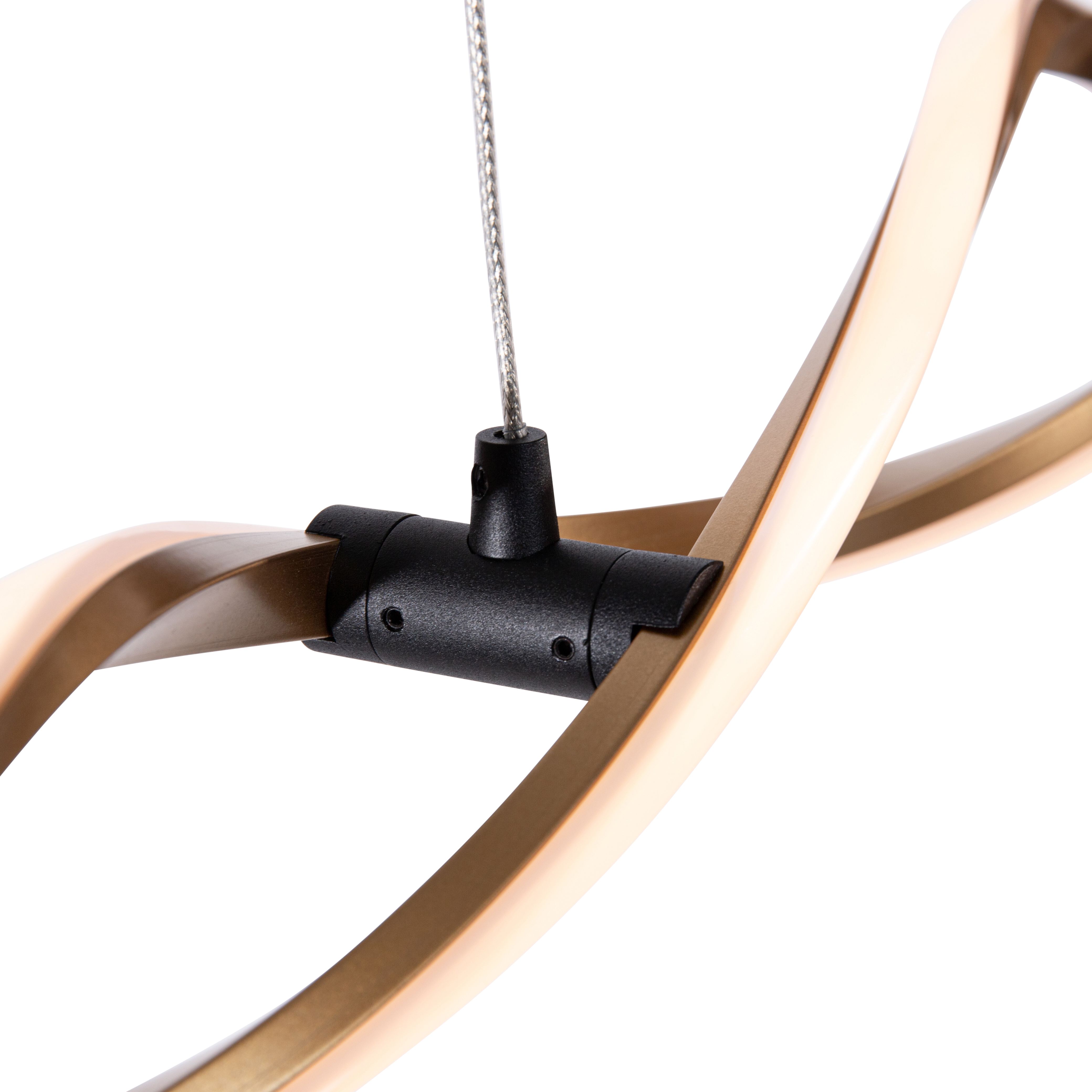 Design hanglamp goud incl. LED dimbaar - Zina