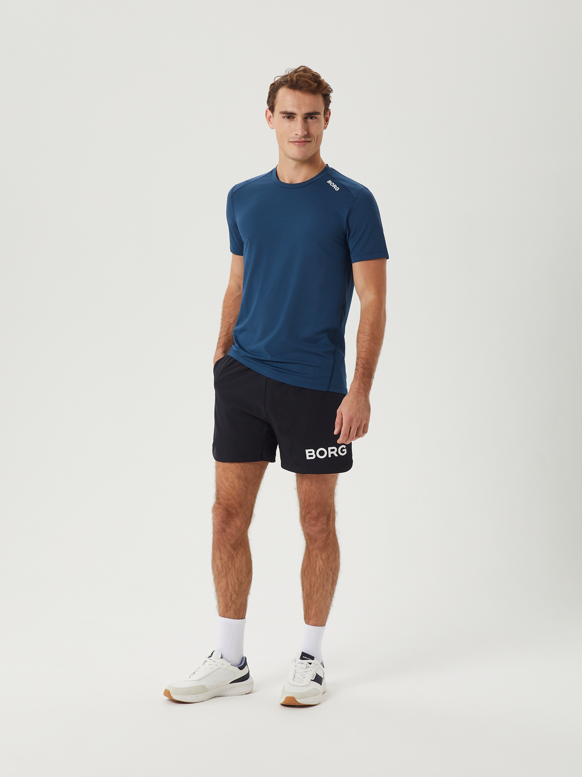 Borg Athletic T-Shirt Herre BL174 - Blue Wing Teal
