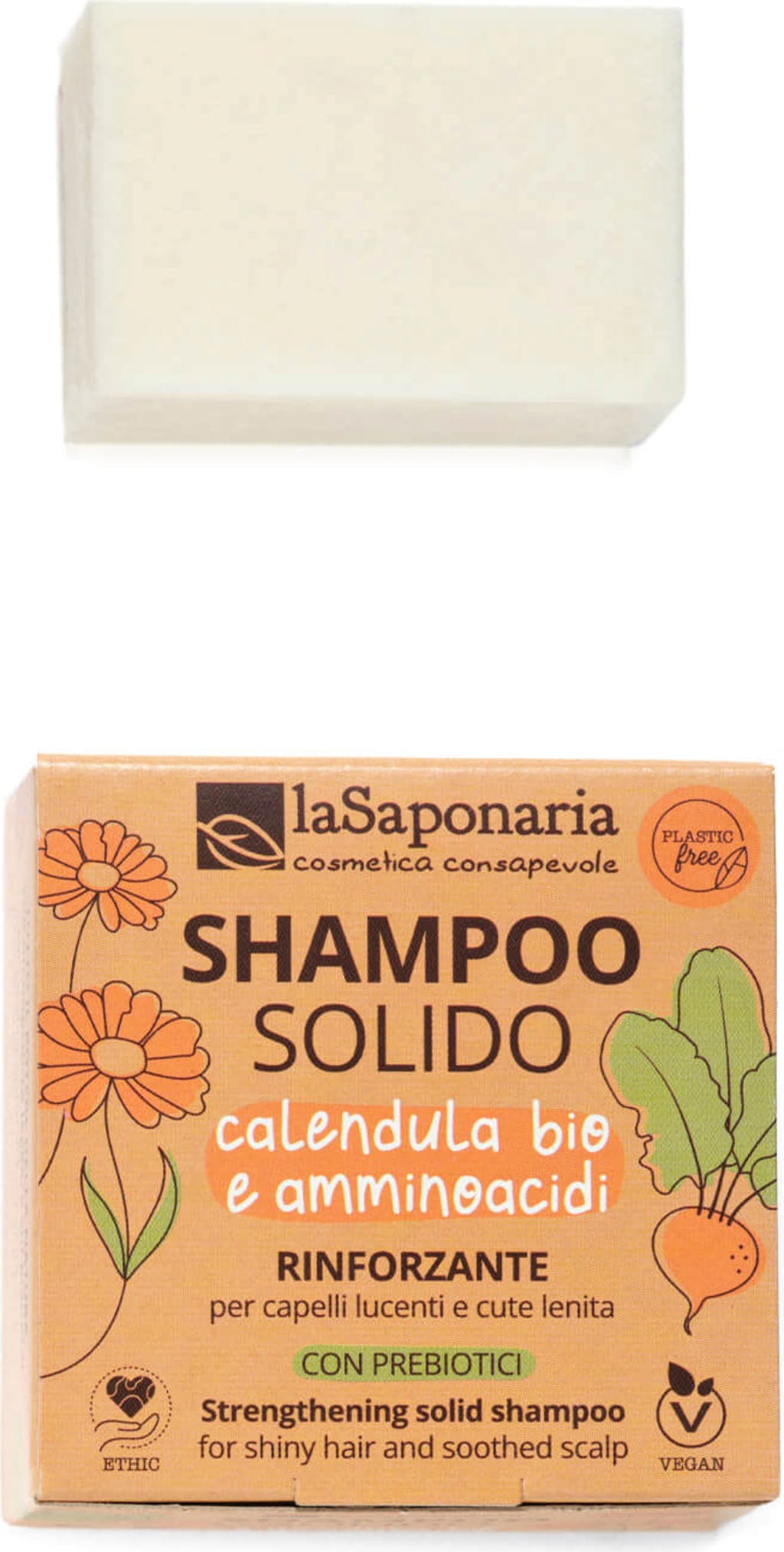 La Saponaria  INNER Beruhigendes Festes Shampoo, 50 g