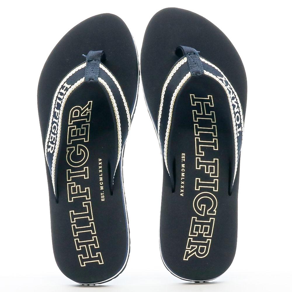 Tommy Hilfiger Tongs Marine Femme Tommy Hilfiger Hilfiger Beach Sanda