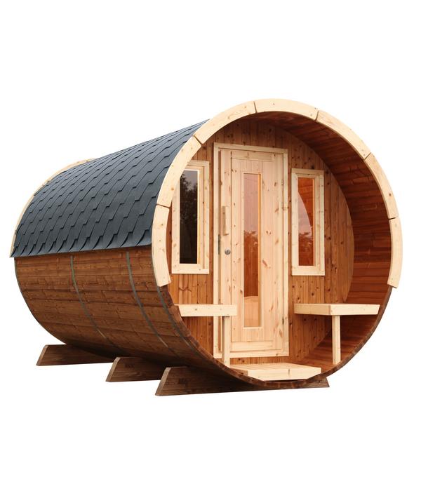 Wolff Finnhaus Saunafass 280 de luxe Bausatz,