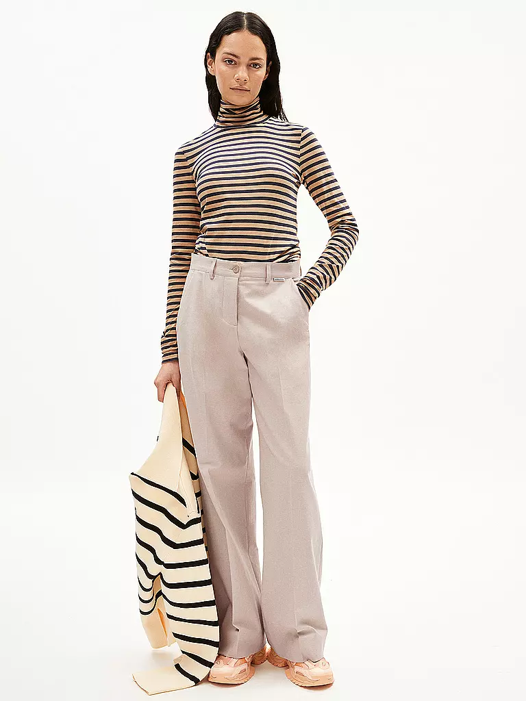 ARMEDANGELS Hose Wide Leg LEANDRAA HANDAAS camel