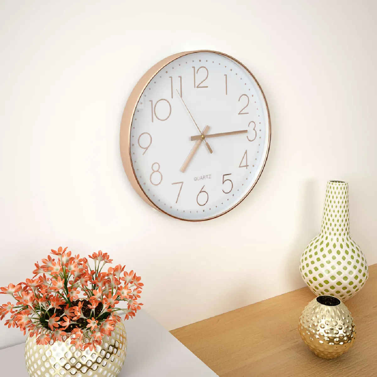 Decoshop26 Or Rosé 30 cm