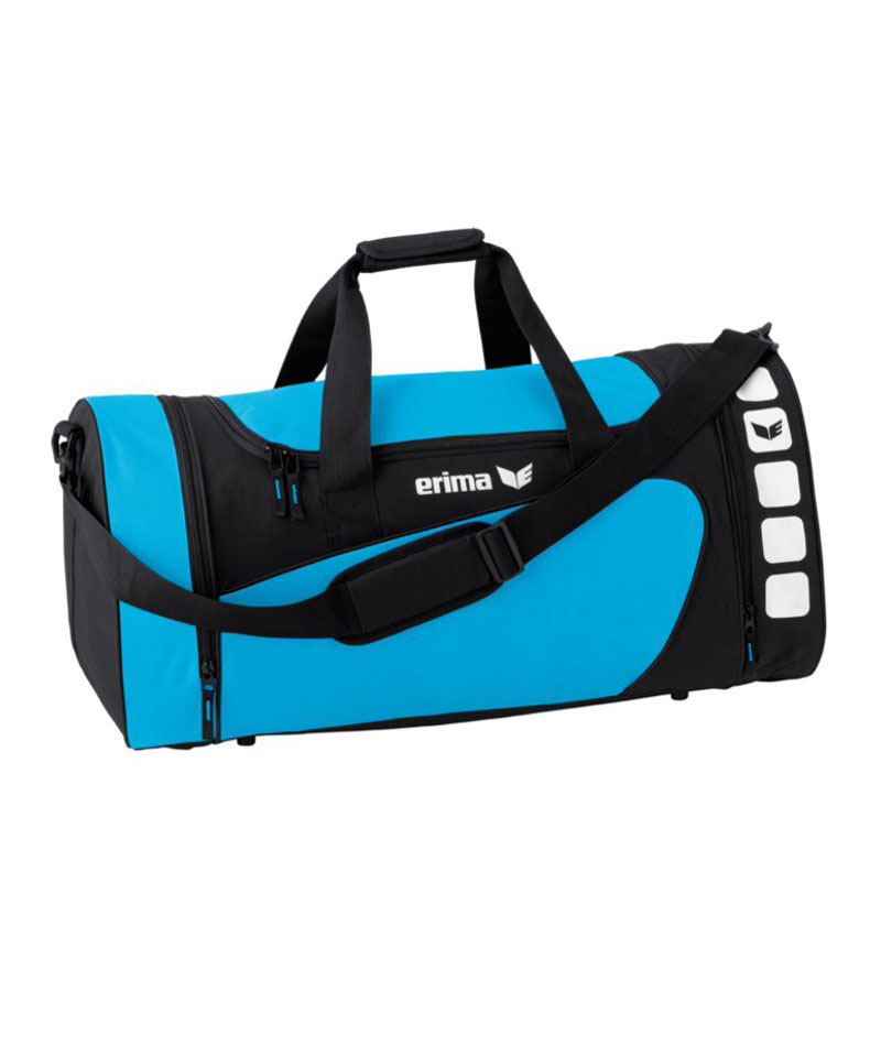 Erima Sporttasche Club 5 Hellblau Schwarz Gr. L