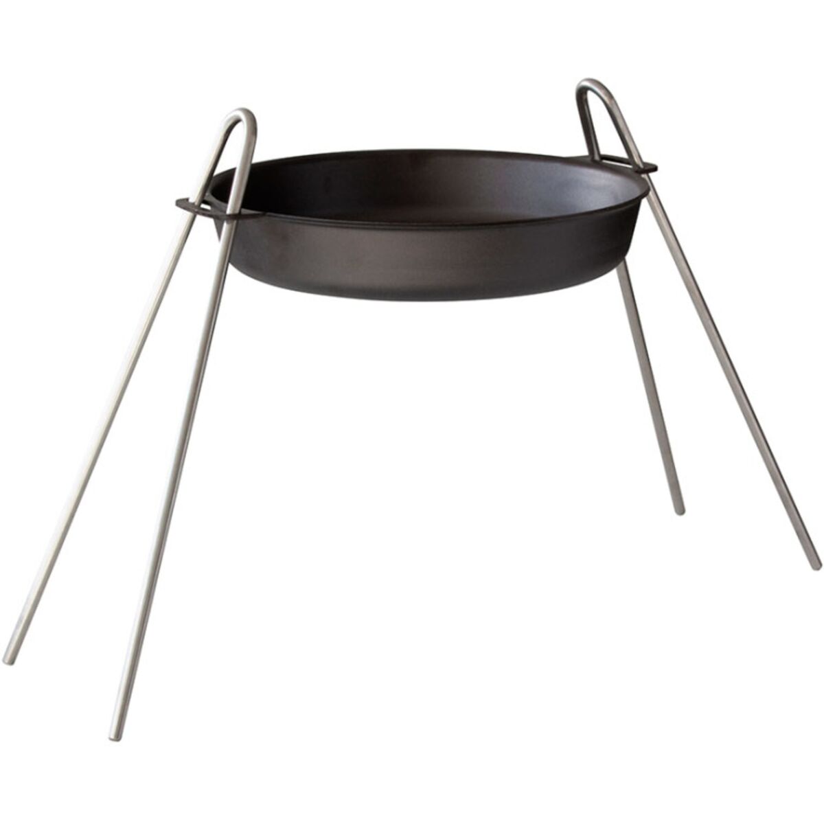 Bålstativ, 37 cm, rustfritt stål
