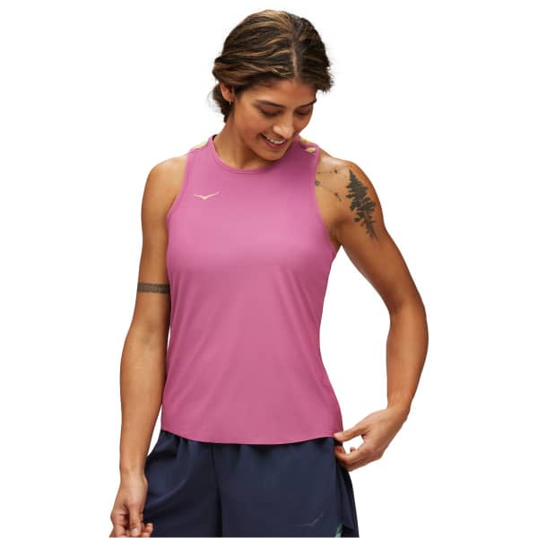 Débardeur running HOKA ONE ONE W AIROLITE RUN TANK BEET ROOT