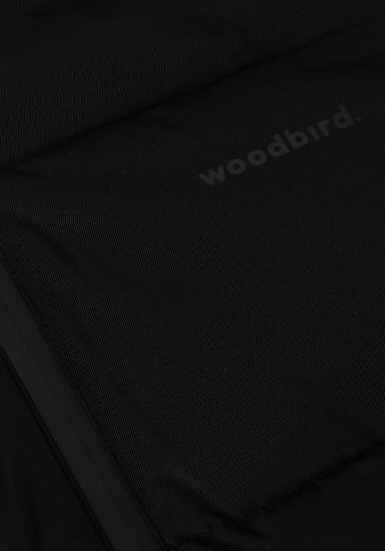 WOODBIRD zwarte woodbird gewatteerde jas joseph climb jacket