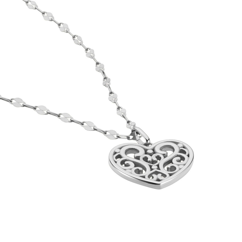 Collier Argent Blanc Souvenirs