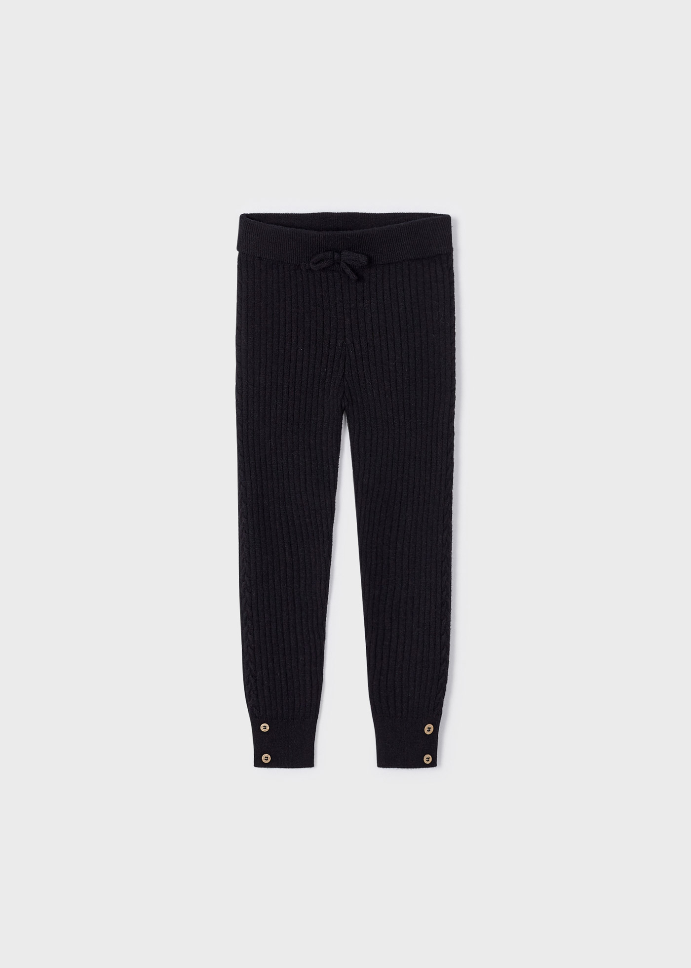 Leggings caneladas para meninas