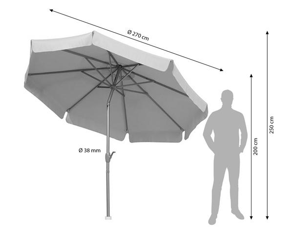Schneider Classics Sonnenschirm Orlando, rund,