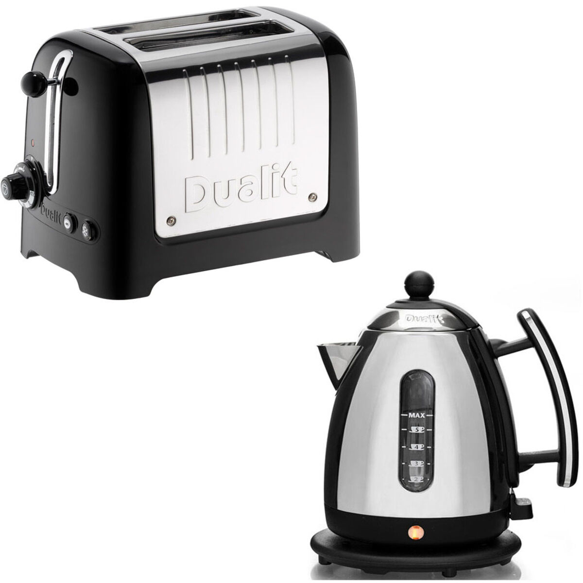 Brødrister og Vannkoker 1,5 l Svart