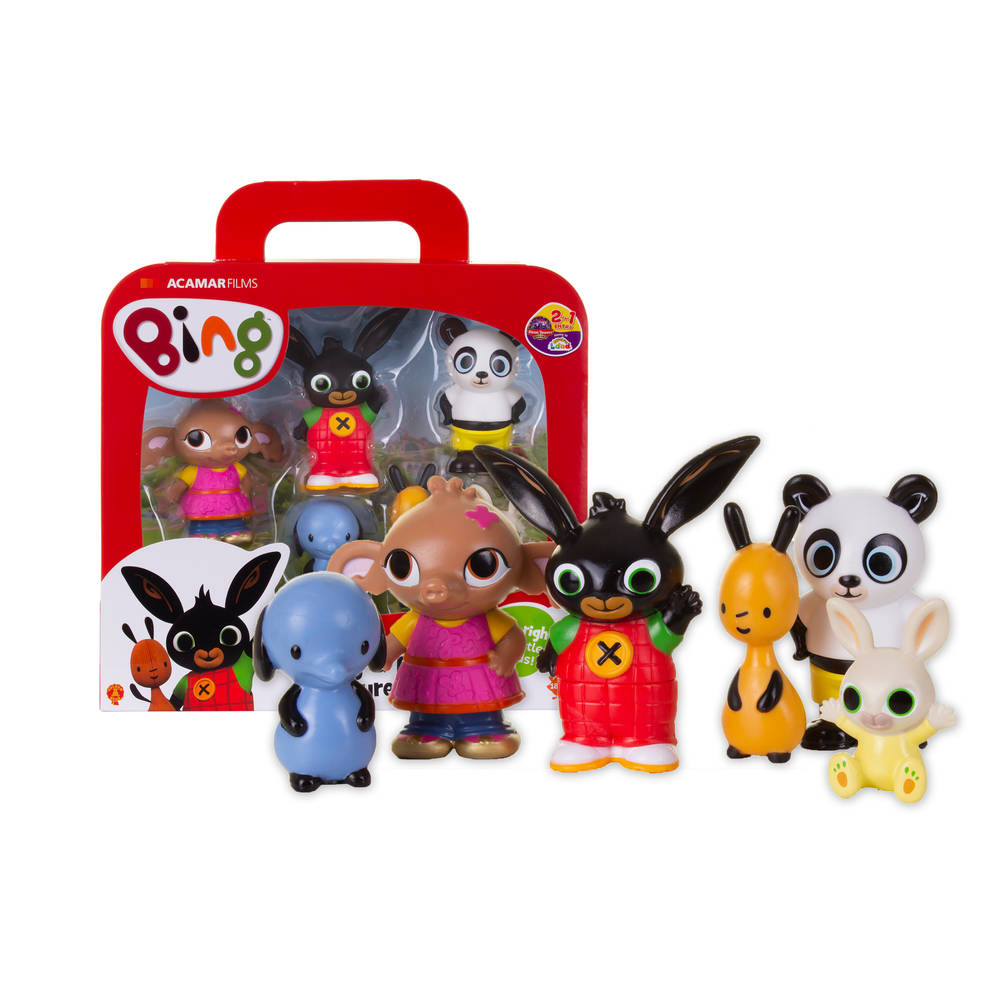 Bing koffer met 6 speelfiguurtjes
