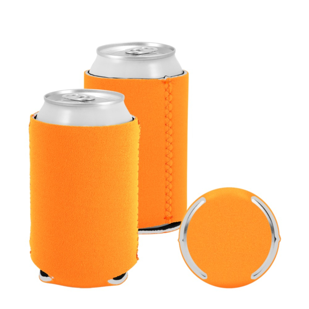 Neopren Getränke Dosen Kühler Bier Flaschen Hülle Dosenkühler - Orange