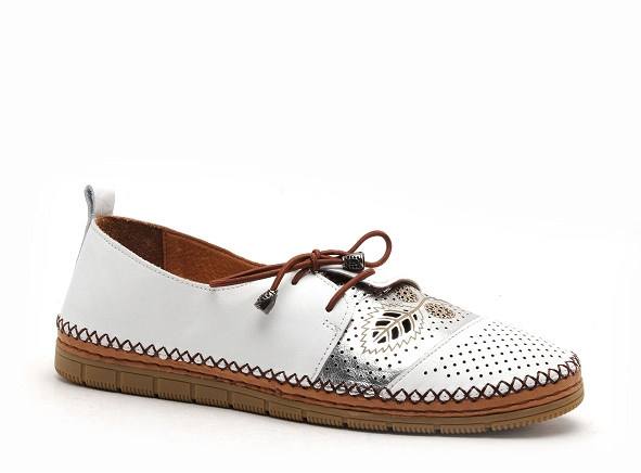 Coco abricot basses femme mirvaux blanc