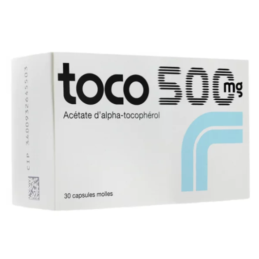 Toco 500 mg 30 Capsules molles - Pharmacie des Drakkars
