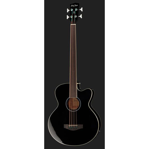 Harley Benton B-30BK-FL Acoustic Bass Bundle