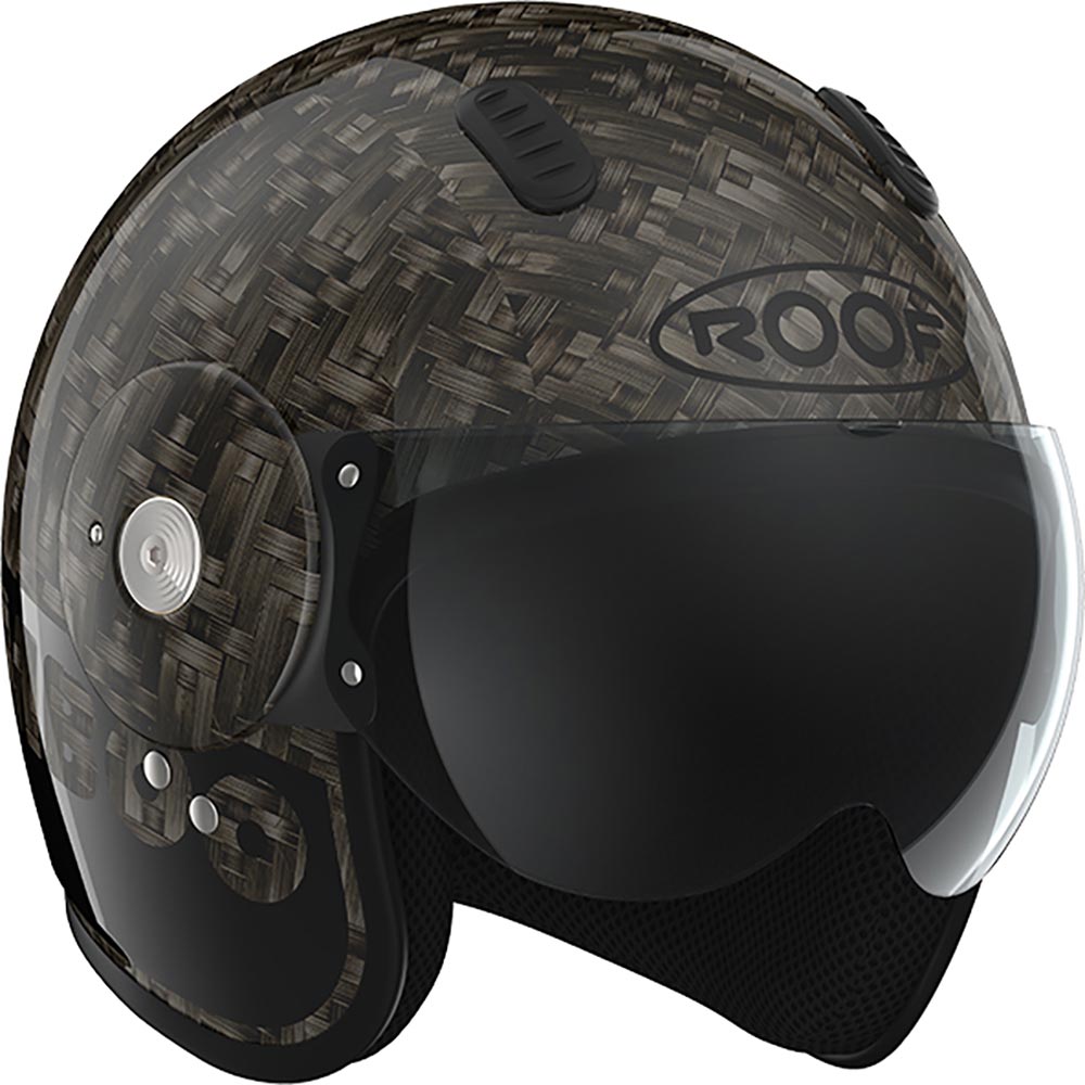 Roof - Casque RO15 Bamboo Noir Brillant