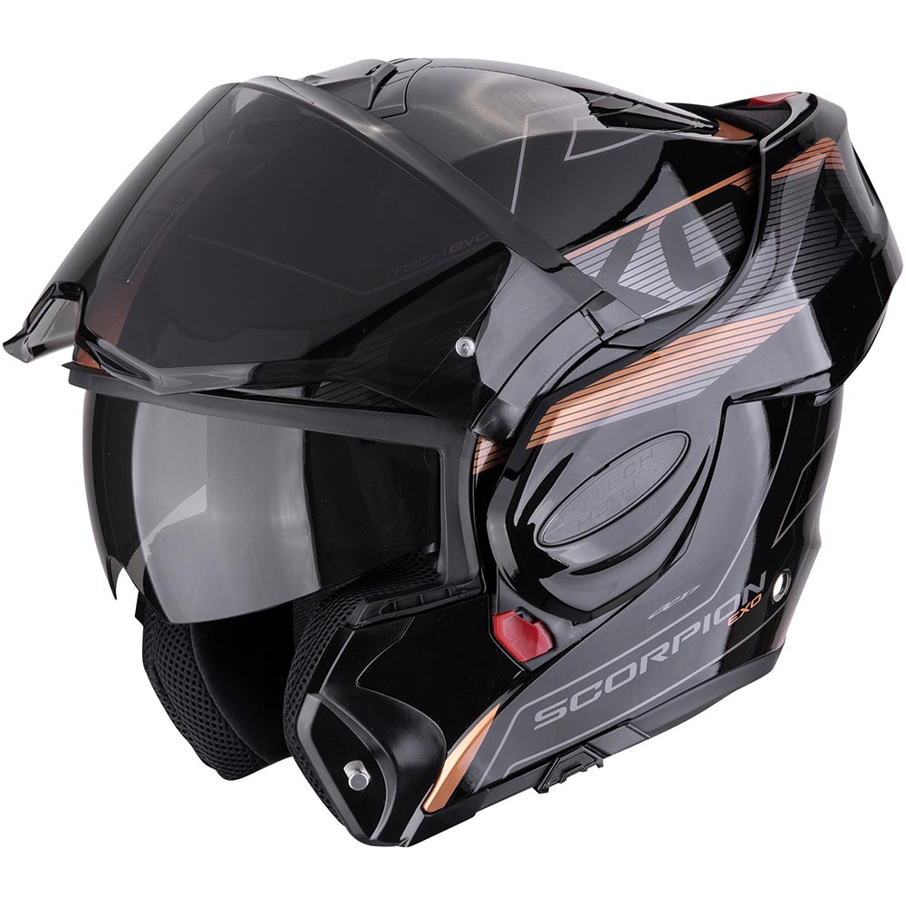 Scorpion - Casque Exo-Tech Evo Traveller Noir / Bronze