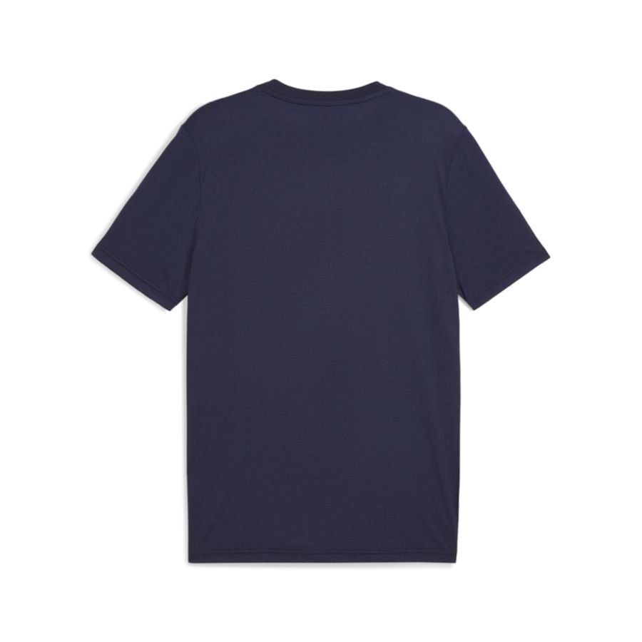 PUMA T-Shirt teamFINAL Casuals - Bleu Marine/Argenté
