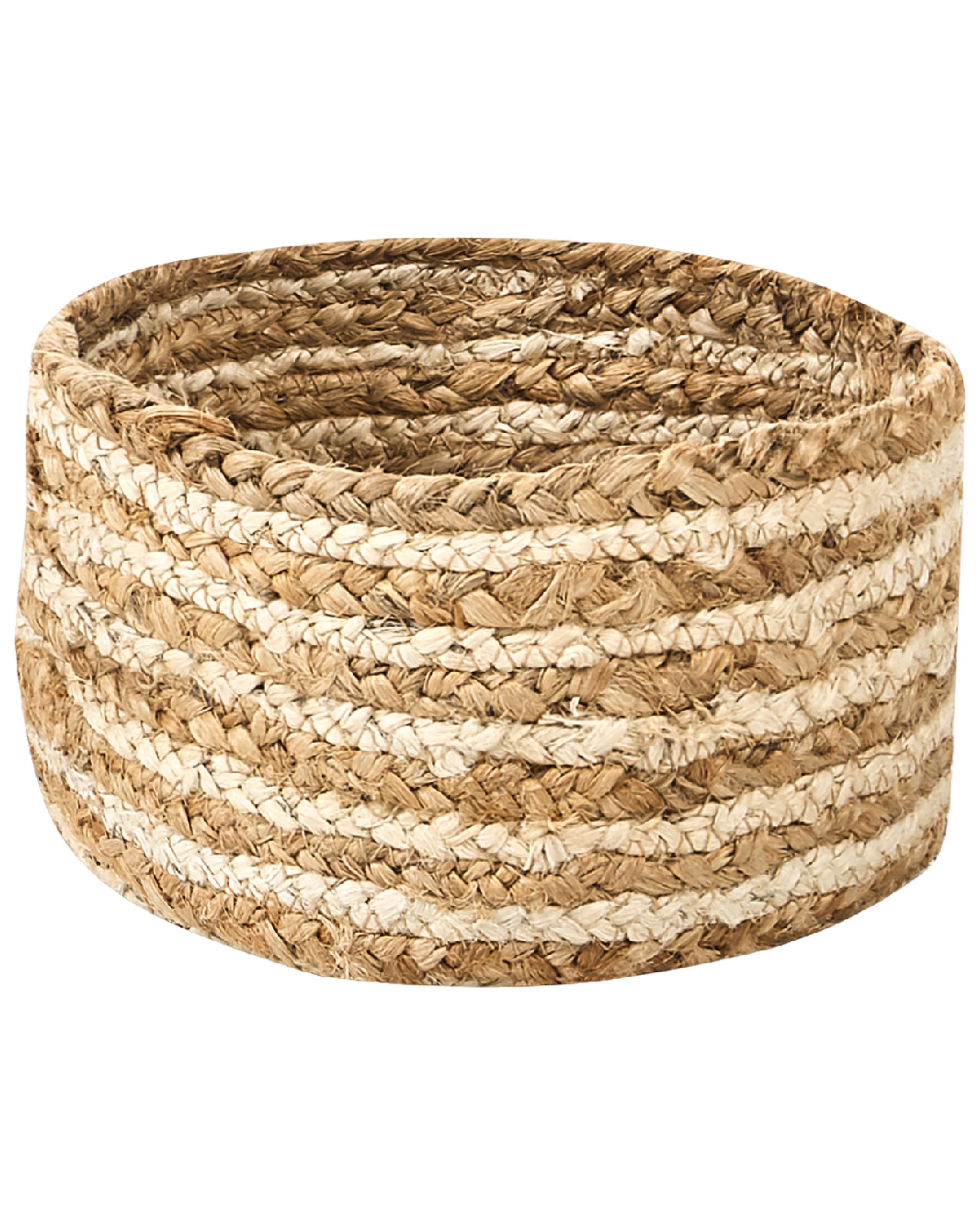Set van 3 manden KAHU Jute Natuurlijk