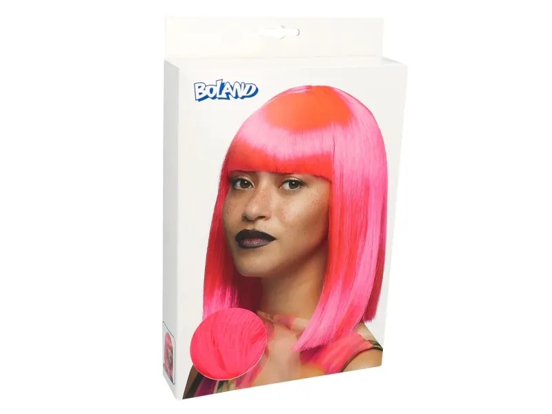 Neon pink page paryk