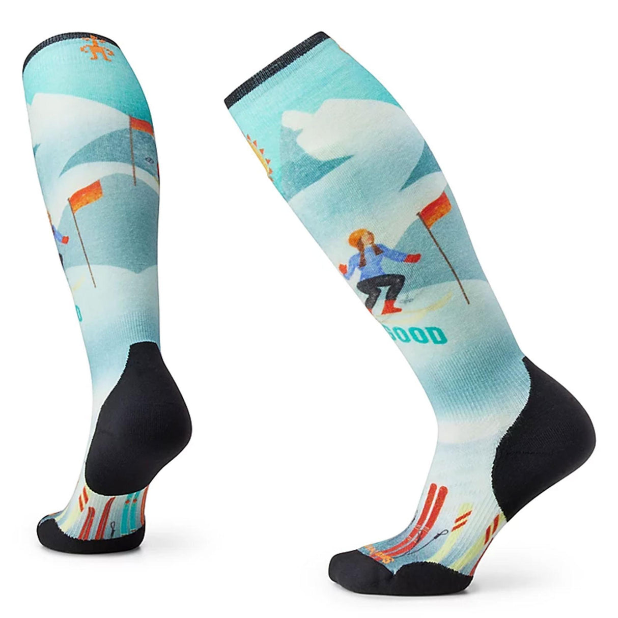 Smartwool<br>W's Ski Targeted Cushion Snow Bunny Print OTC Socks