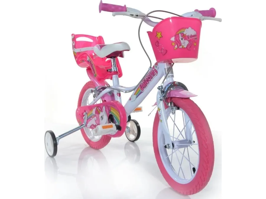 Dino Bikes 144R-UN, City bike, Børn, Hunstik, Stående, 35,6 cm (14