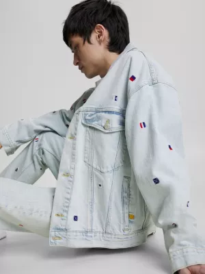 Jaqueta jeans oversized Aiden