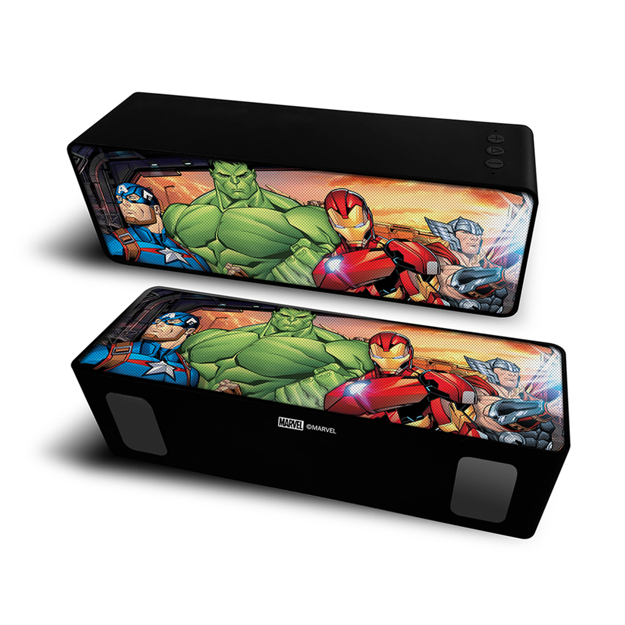Caixa de Som Sem Fio Marvel Avengers 2.1 de 10W