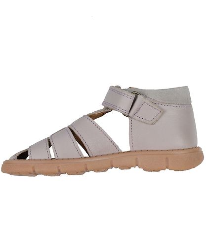 Pom Pom Sandalen - sportlich Klettband - Light Lavender