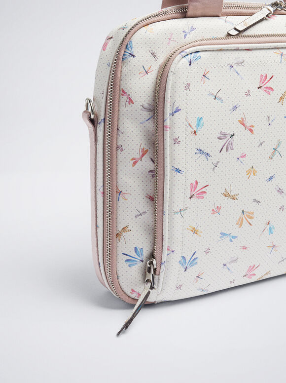 Pasta para laptop estampada para laptops de 13 polegadas - Rosa