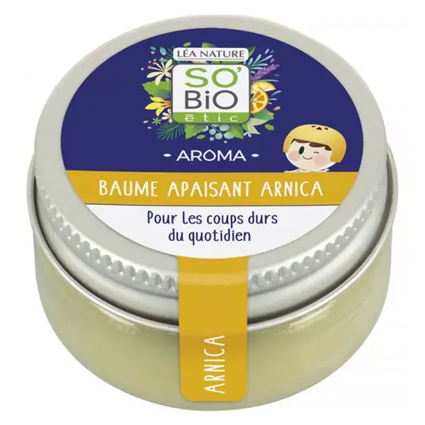 Bálsamo infantil calmante So'Bio Étic Aroma com Arnica Orgânica 25g