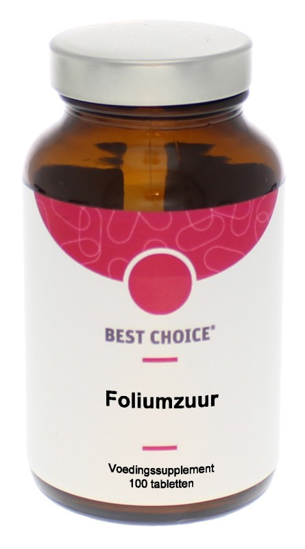 Best Choice Foliumzuur 400 mcg Tabletten 100 tabletten