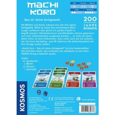 KOSMOS Machi Koro - Bau dir deine Verlagswelt!
