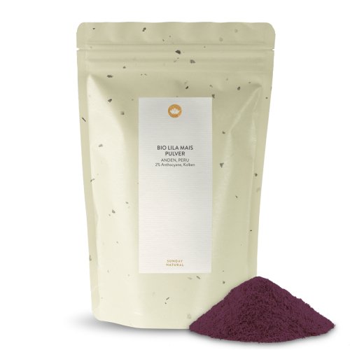 Sunday Natural Products  Bio Lila Mais(Purple Corn)Kolben Pulver