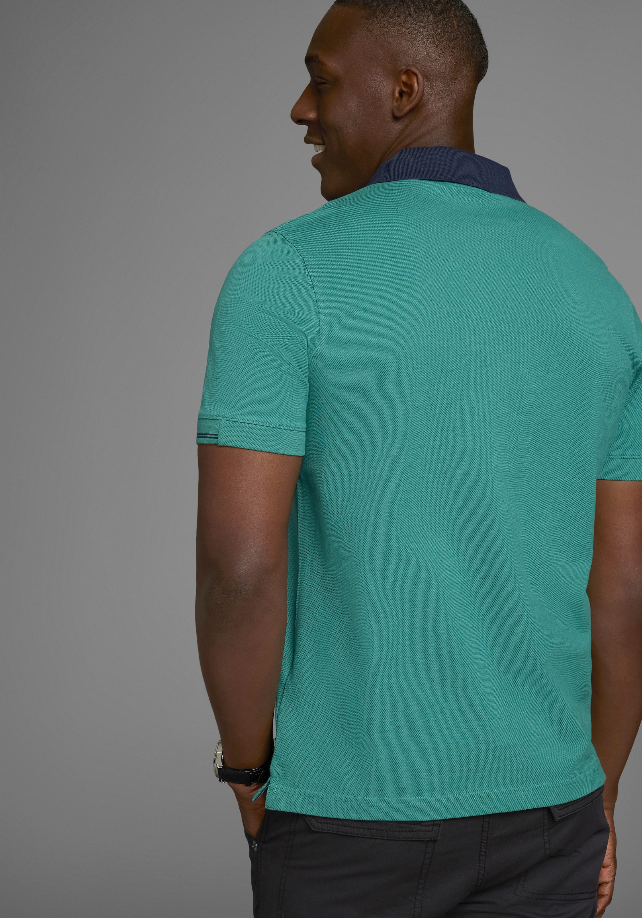 Man's World Poloshirt , Kurzarm,  mit Polokragen,  für sportliche Aktivitäten